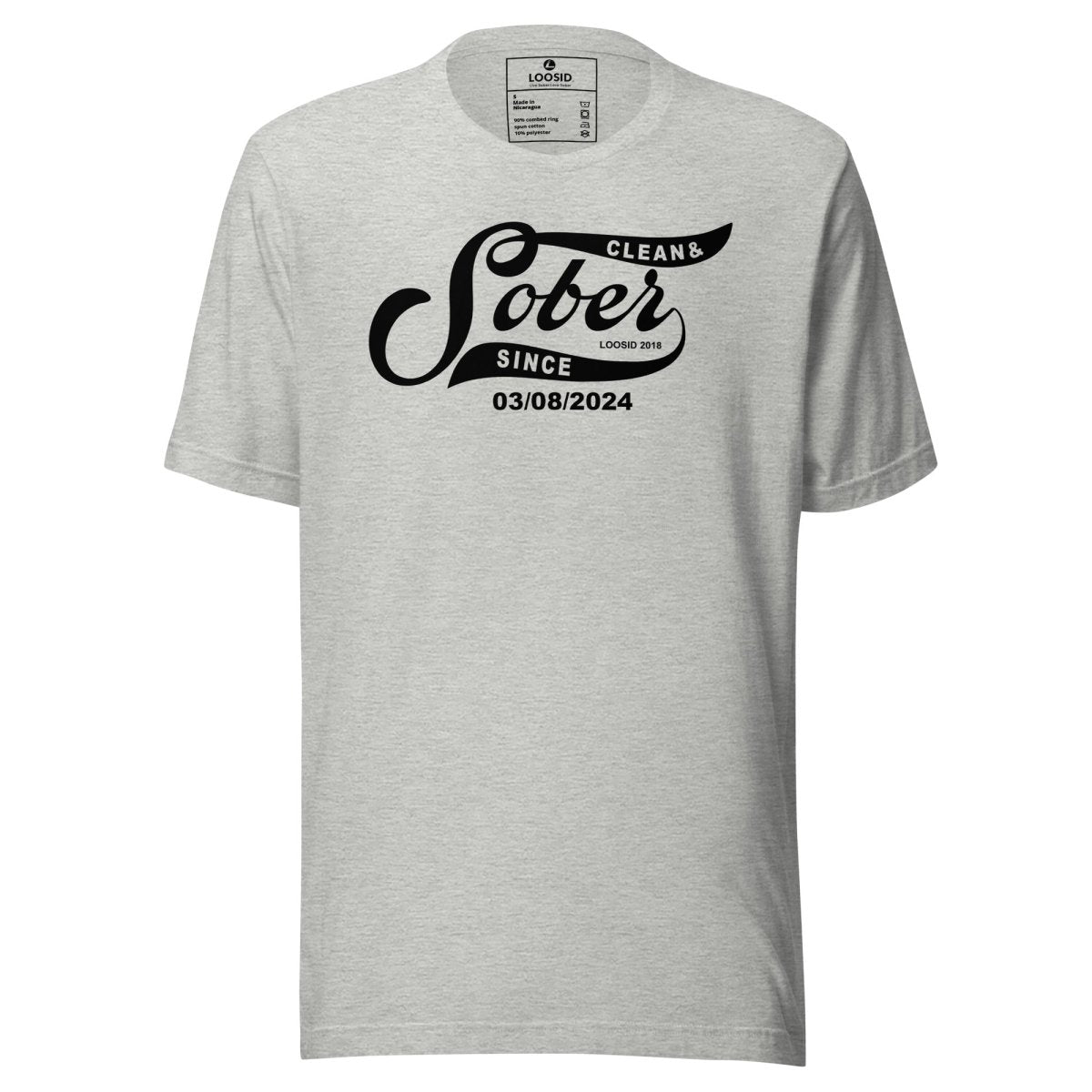 Sober Since Sober T Shirt graphic detail (view 14)