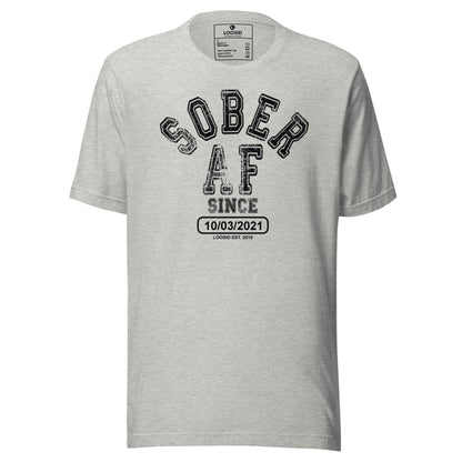 Sober AF Sober T Shirt graphic detail (view 14)