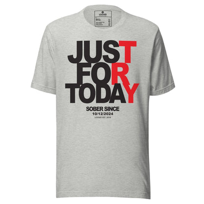 Just For today Sober T Shirt lifestyle view (view 5)