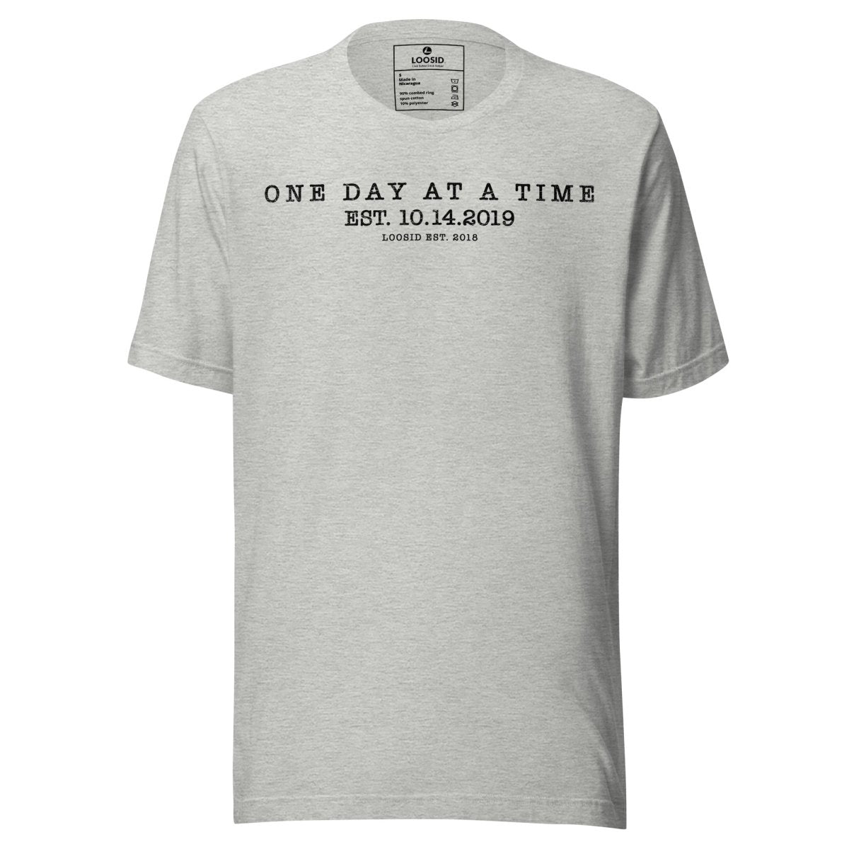 One Day at A Time Sober T Shirt featuring the design (view 11)