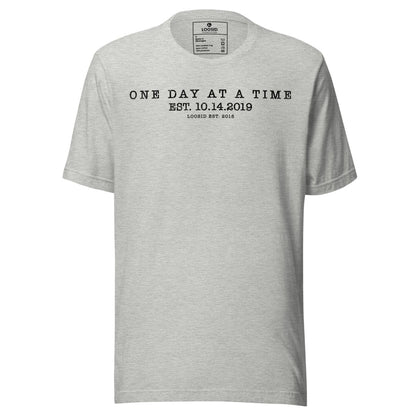 One Day at A Time Sober T Shirt featuring the design (view 11)