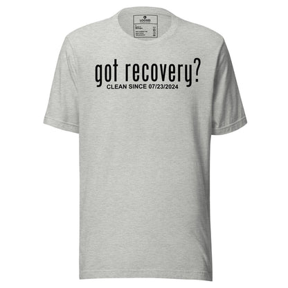 Got Recovery Sober T Shirt featuring the design (view 11)