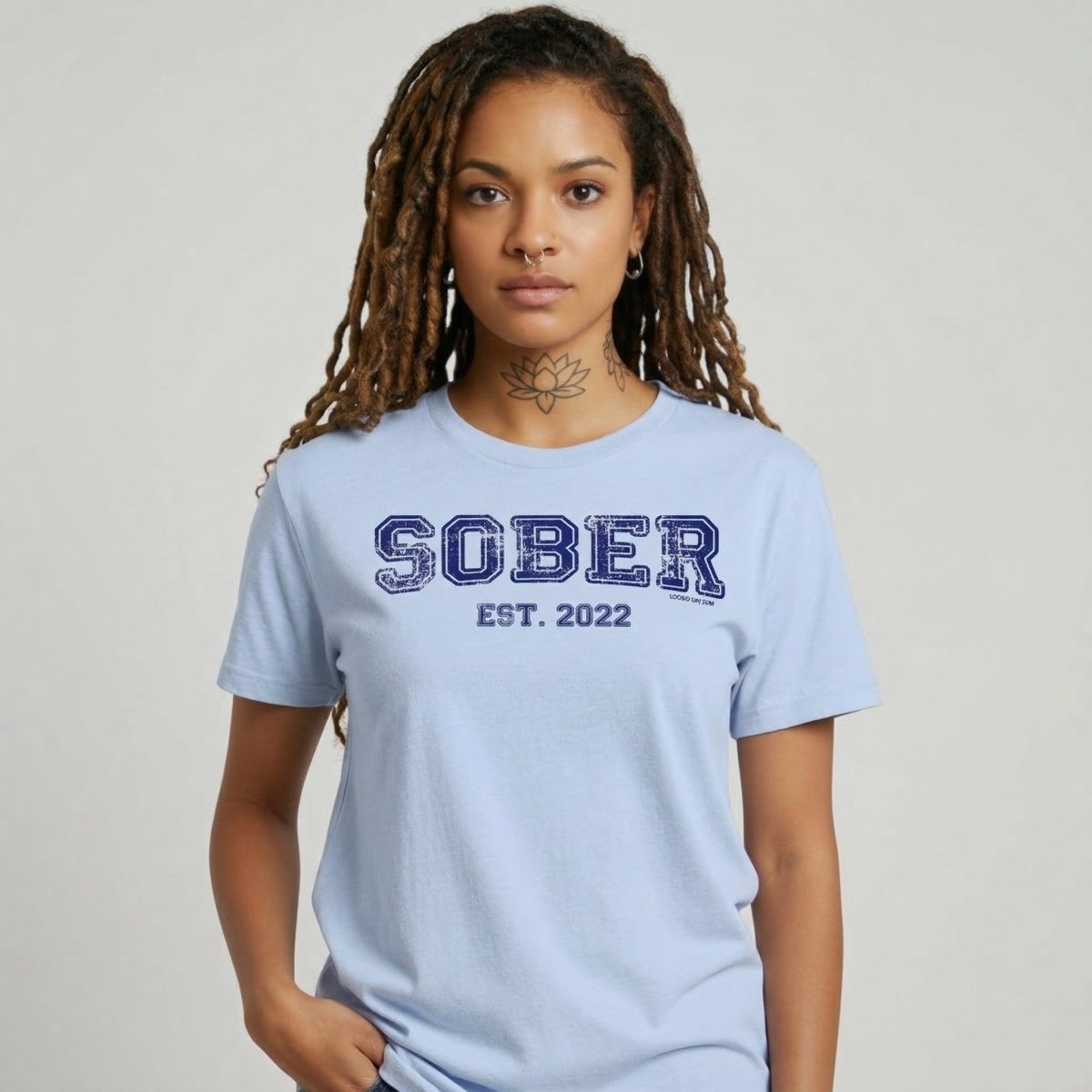 Sober Women's Recovery Is Possible Sober T Shirt side view (view 16)