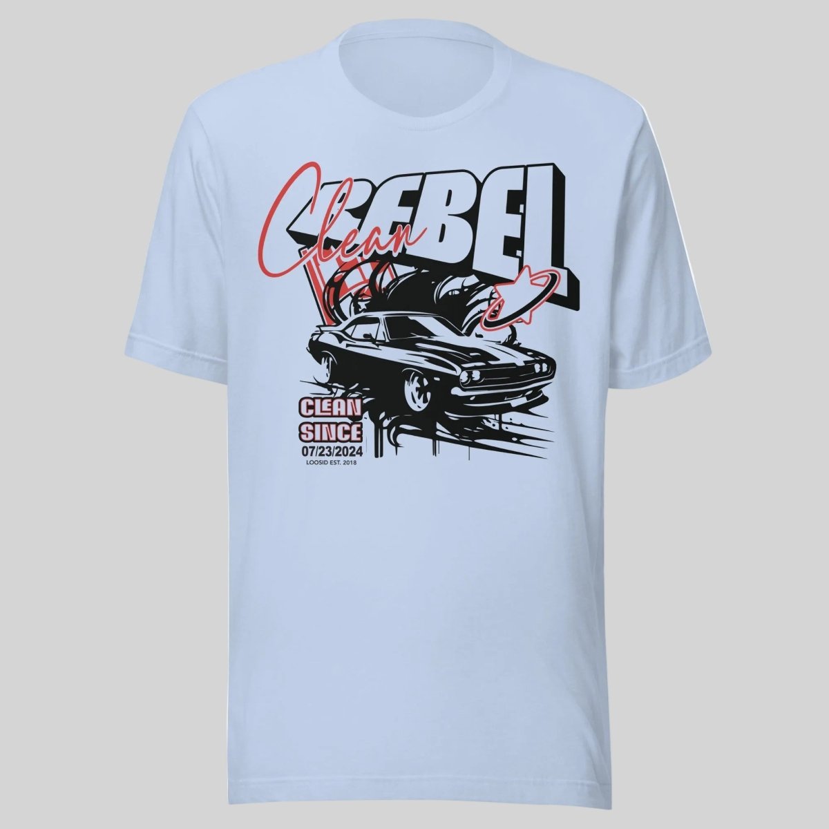 Clean Rebel Sober T Shirt featuring the design (view 11)