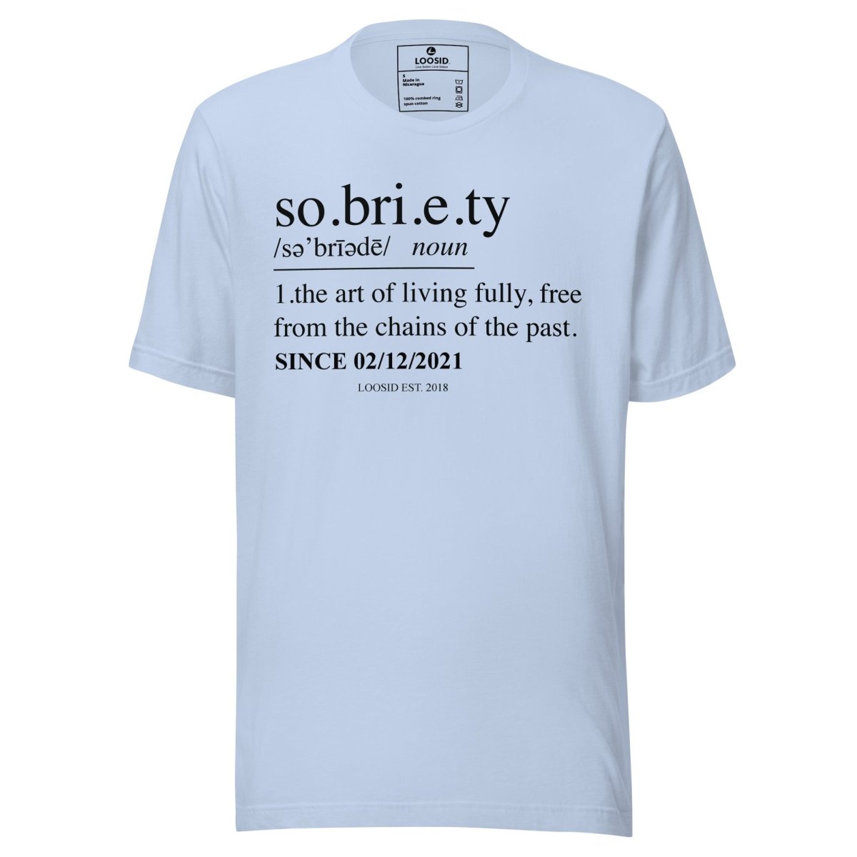 Sobriety Definition Sober T Shirt graphic detail (view 14)