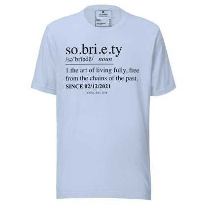 Sobriety Definition Sober T Shirt graphic detail (view 14)