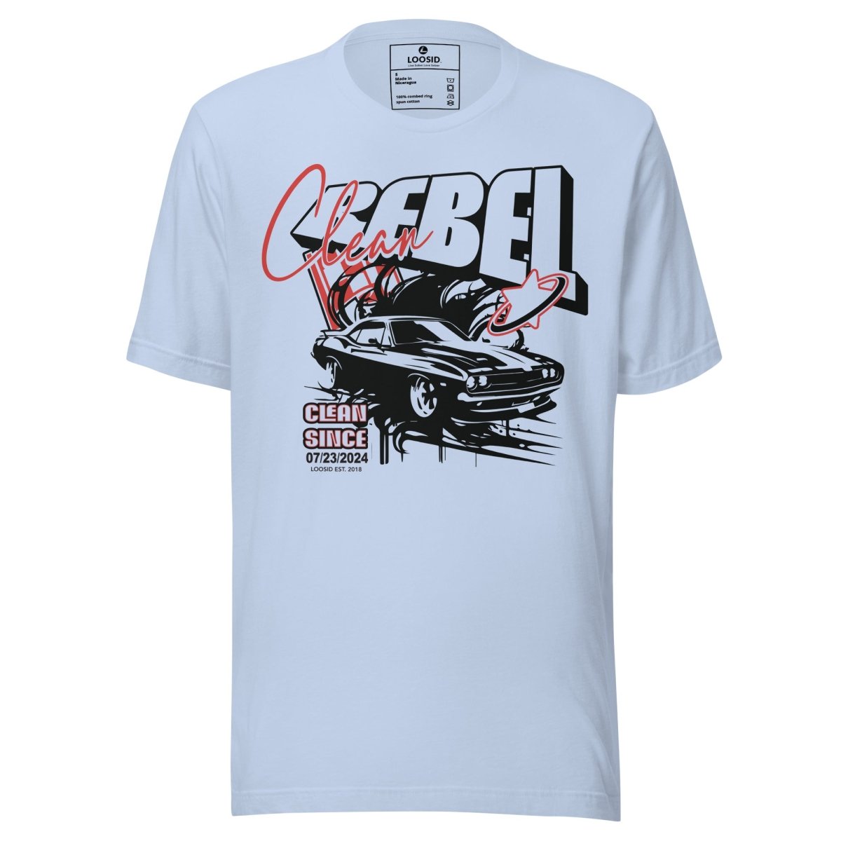 Clean Rebel Sober T Shirt lifestyle view (view 5)