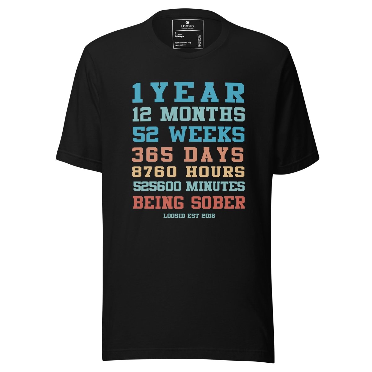Loosid Sober Time Sober T Shirt featuring the design