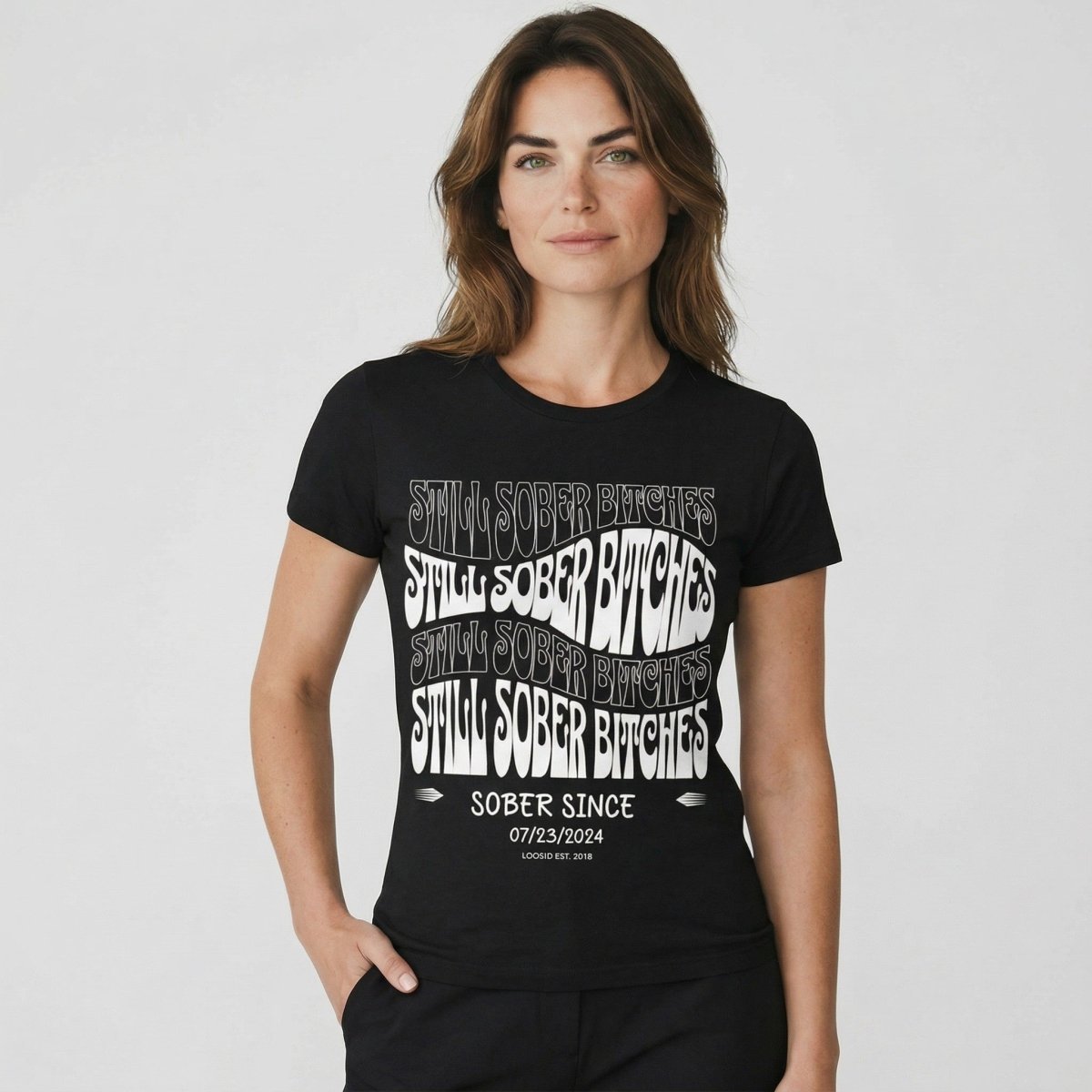 Still Sober B Sober T Shirt lifestyle view (view 5)