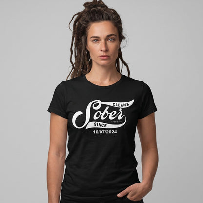 Sober Since Sober T Shirt lifestyle view (view 5)