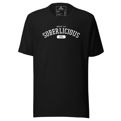 Vintage Soberlicious Sober T Shirt flat lay styled image (view 3)