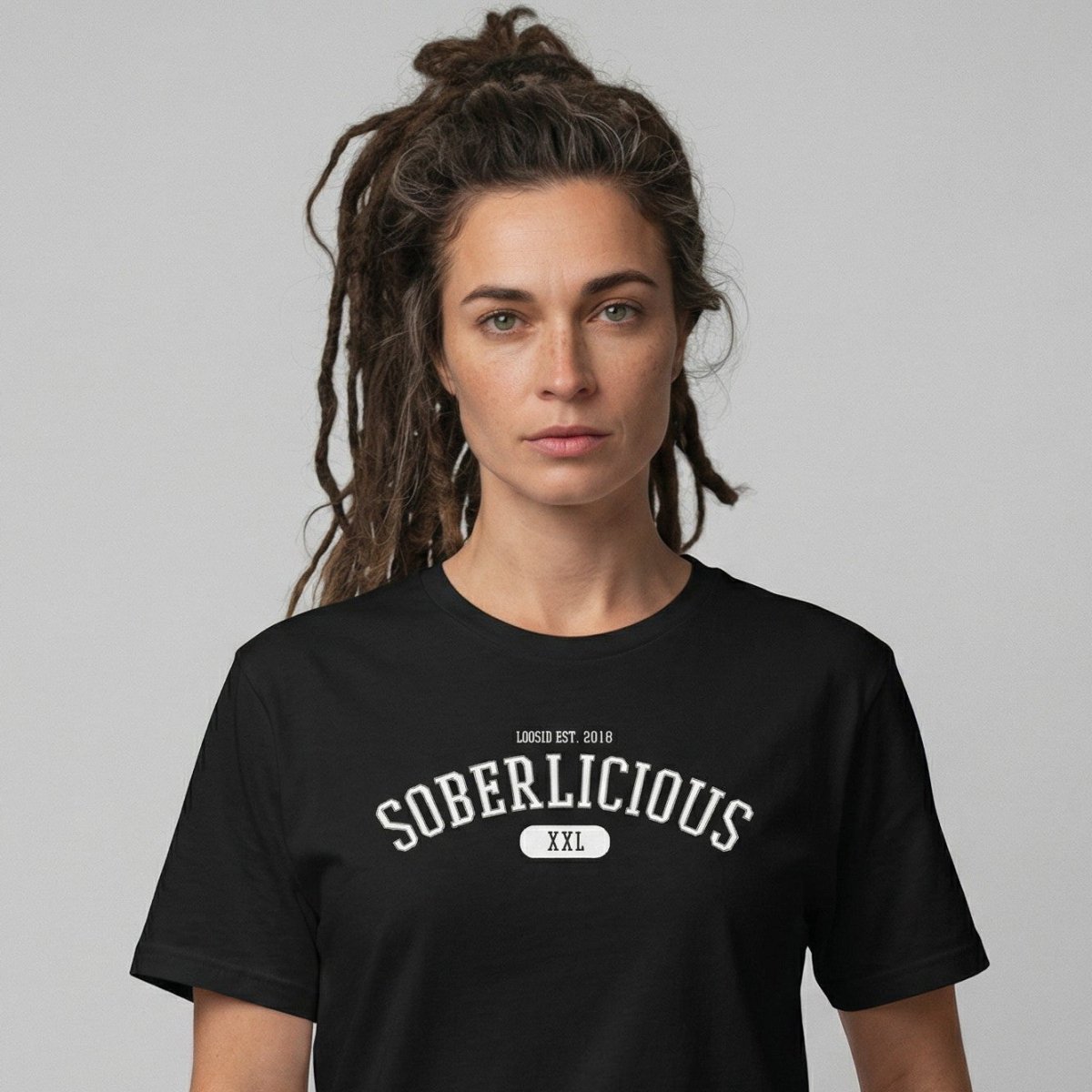 Vintage Soberlicious Sober T Shirt close-up view (view 2)