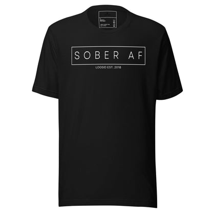 Sober AF Sober T Shirt packaging detail (view 8)