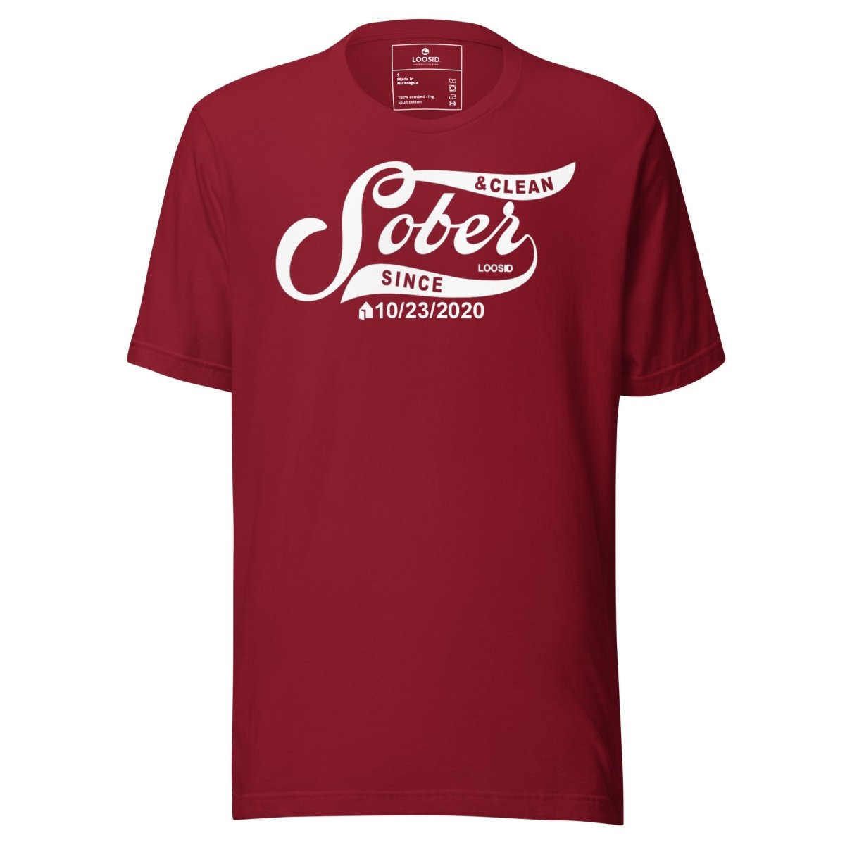 Sober Since Sober T Shirt fit detail (view 9)