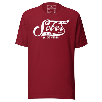 Sober Since Sober T Shirt fit detail (view 9)