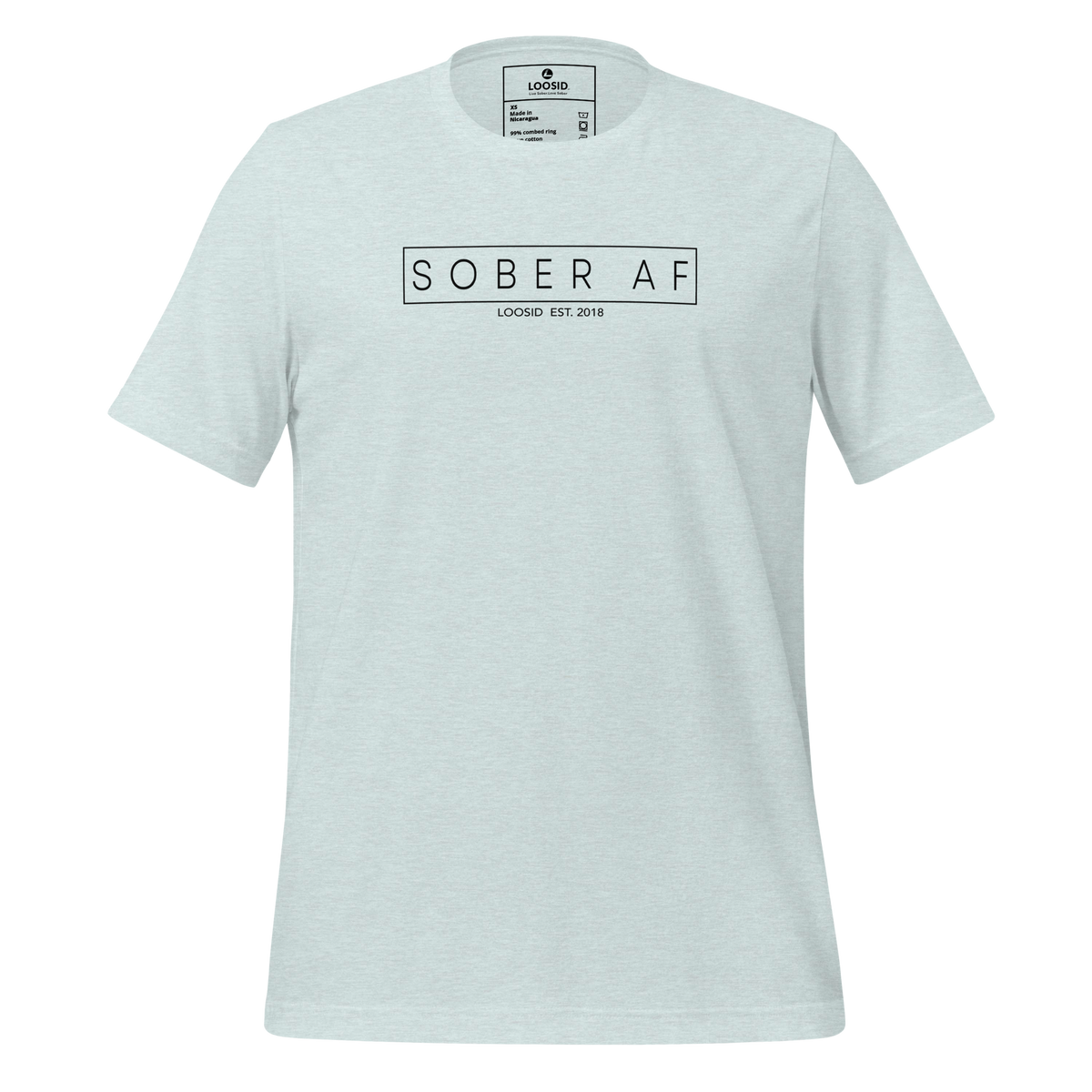 Breathable cotton Sober T Shirt crafted for comfort and pride