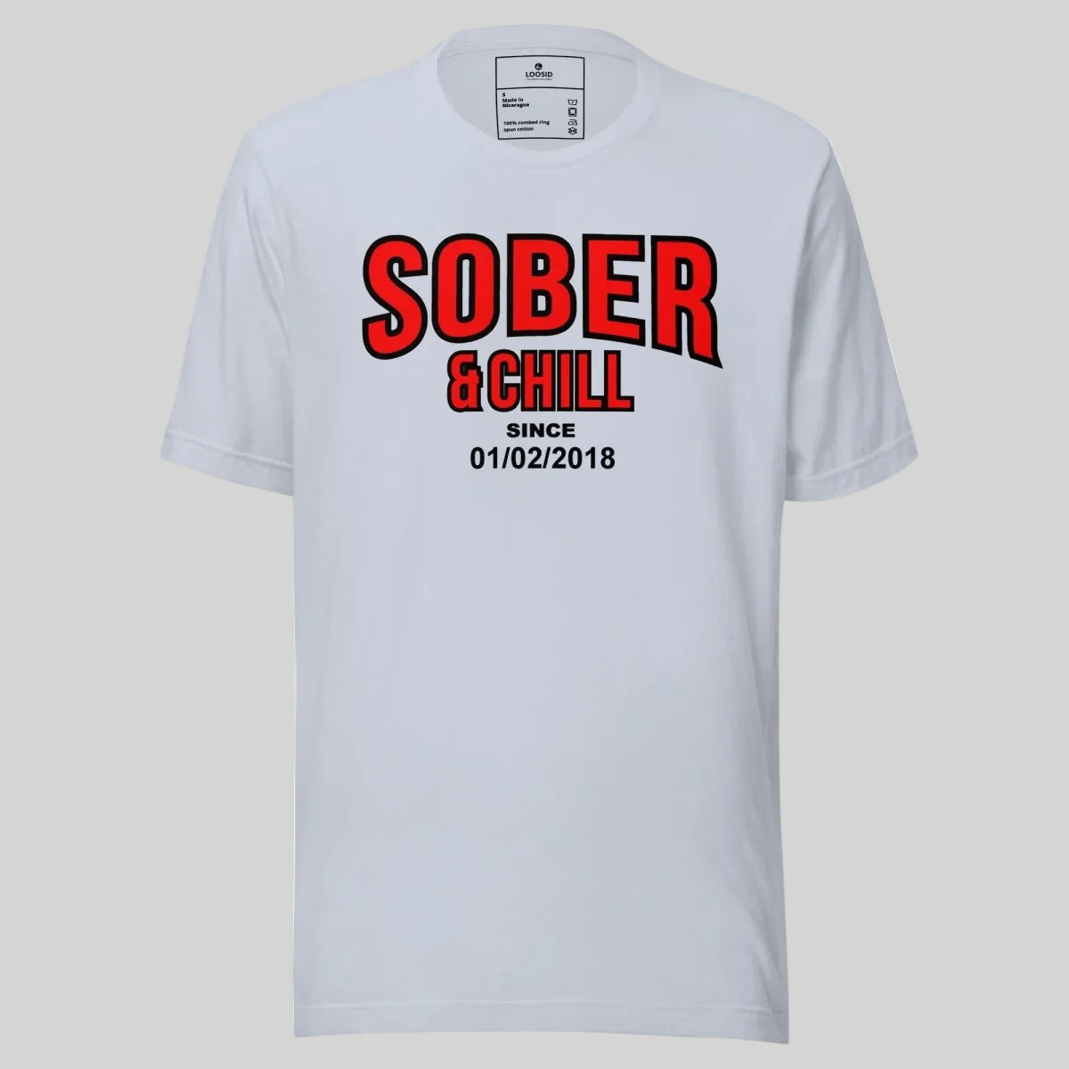 Sober and Chill Sober T Shirt featuring the design (view 11)
