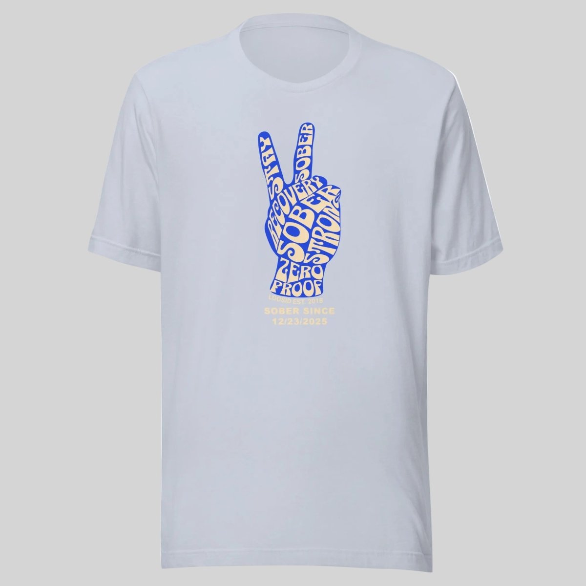 Peace & Sober Sober T Shirt lifestyle view (view 15)