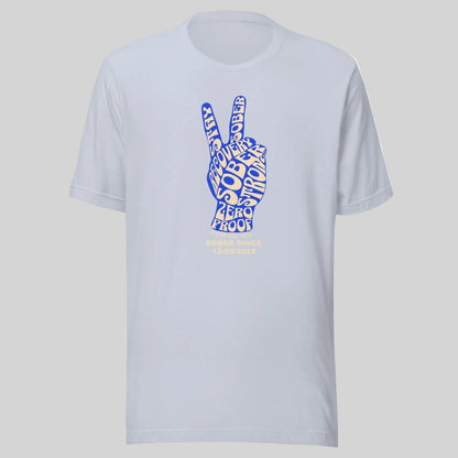 Peace & Sober Sober T Shirt lifestyle view (view 15)