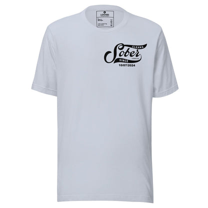Sober Since Sober T Shirt featuring the design (view 11)