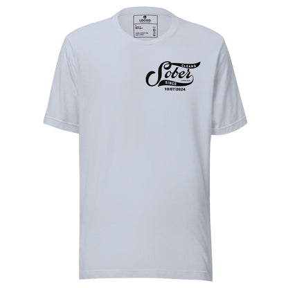 Sober Since Sober T Shirt product photo (view 10)