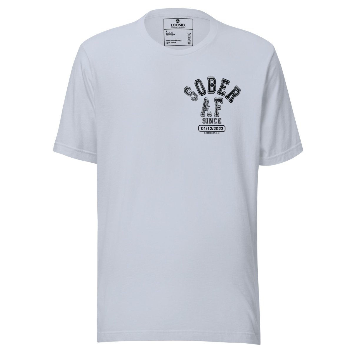 Sober AF Sober T Shirt side view (view 16)