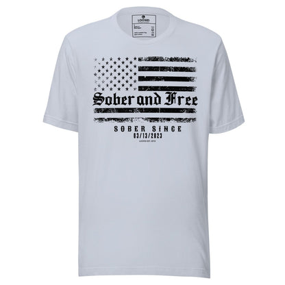 Sober and Free Sober T Shirt product photo (view 30)