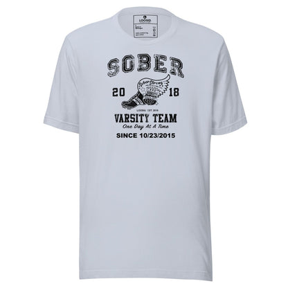 Sober Varsity Sober T Shirt product photo (view 20)