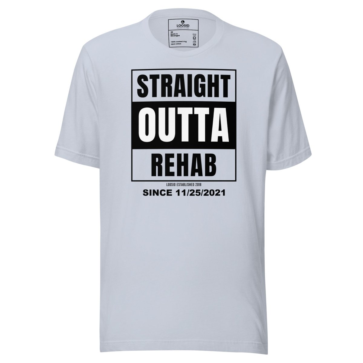 Straight Outta Rehab Sober T Shirt featuring the design (view 11)