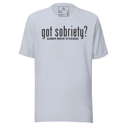 Got Sobriety Sober Since Sober T Shirt packaging detail (view 8)