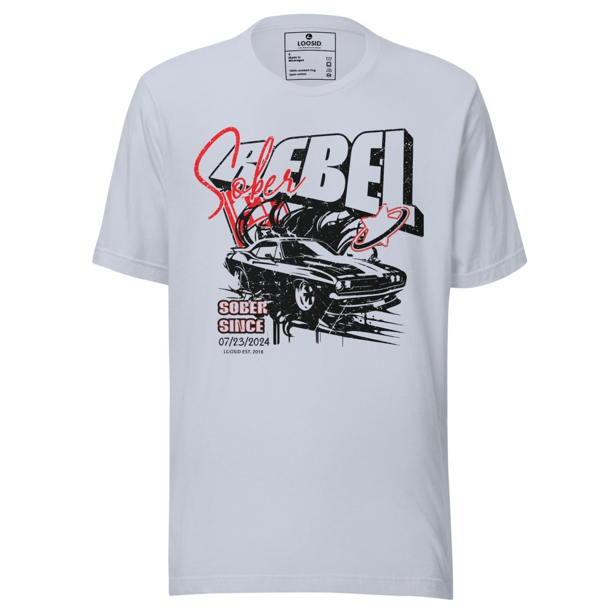 Sober Rebel Sober T Shirt fit detail (view 9)