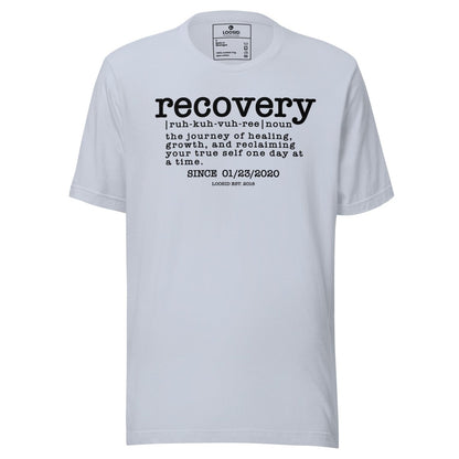Recovery definition men Sober T Shirt back view (view 17)
