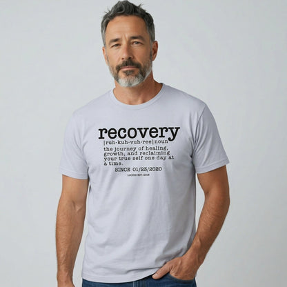 Recovery definition men Sober T Shirt fit detail (view 19)