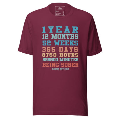 Sober Time Sober T Shirt fit detail (view 9)