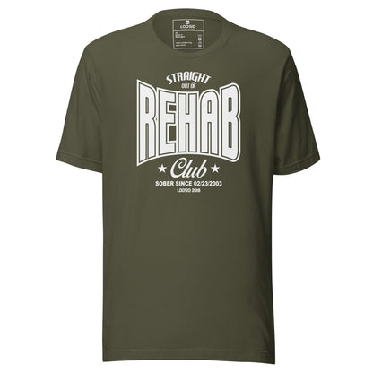 Rehab Sober T Shirt graphic detail (view 14)