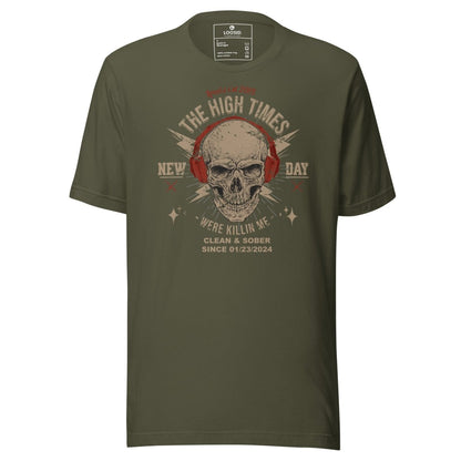 High Times Sober T Shirt featuring the design (view 11)