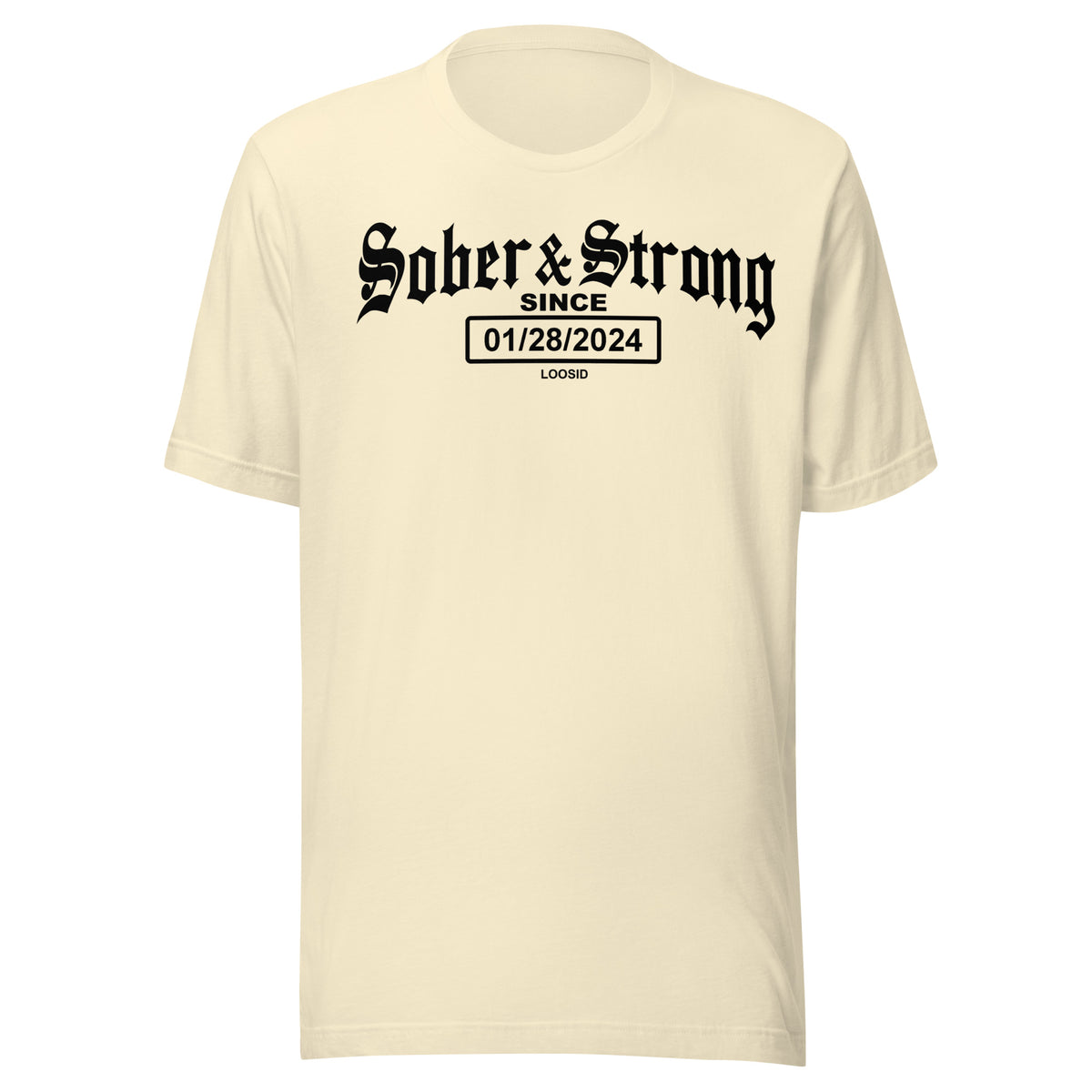 Classic Sober T Shirt personalized for lasting memories