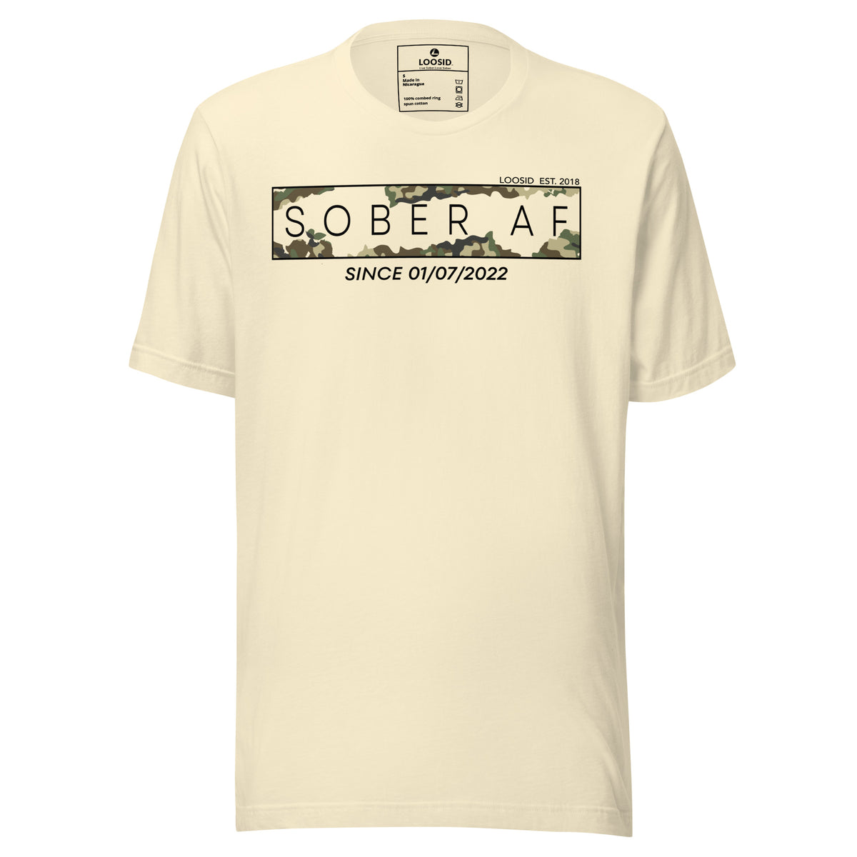 Inspirational Sober T Shirt for daily motivation and strength