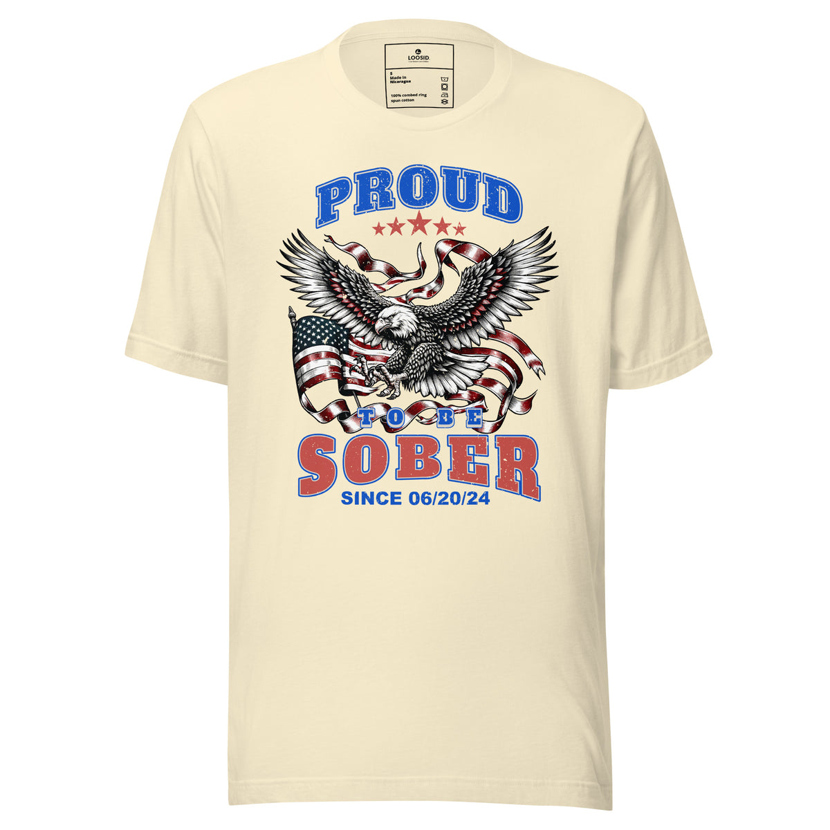 Unisex Sober T Shirt designed for comfort and long-term use