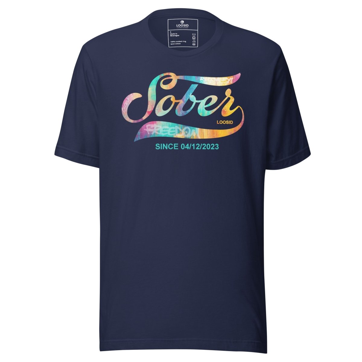 Recovery Sober Since Sober Sober T Shirt lifestyle view (view 5)