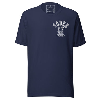 Sober AF Sober T Shirt graphic detail (view 4)