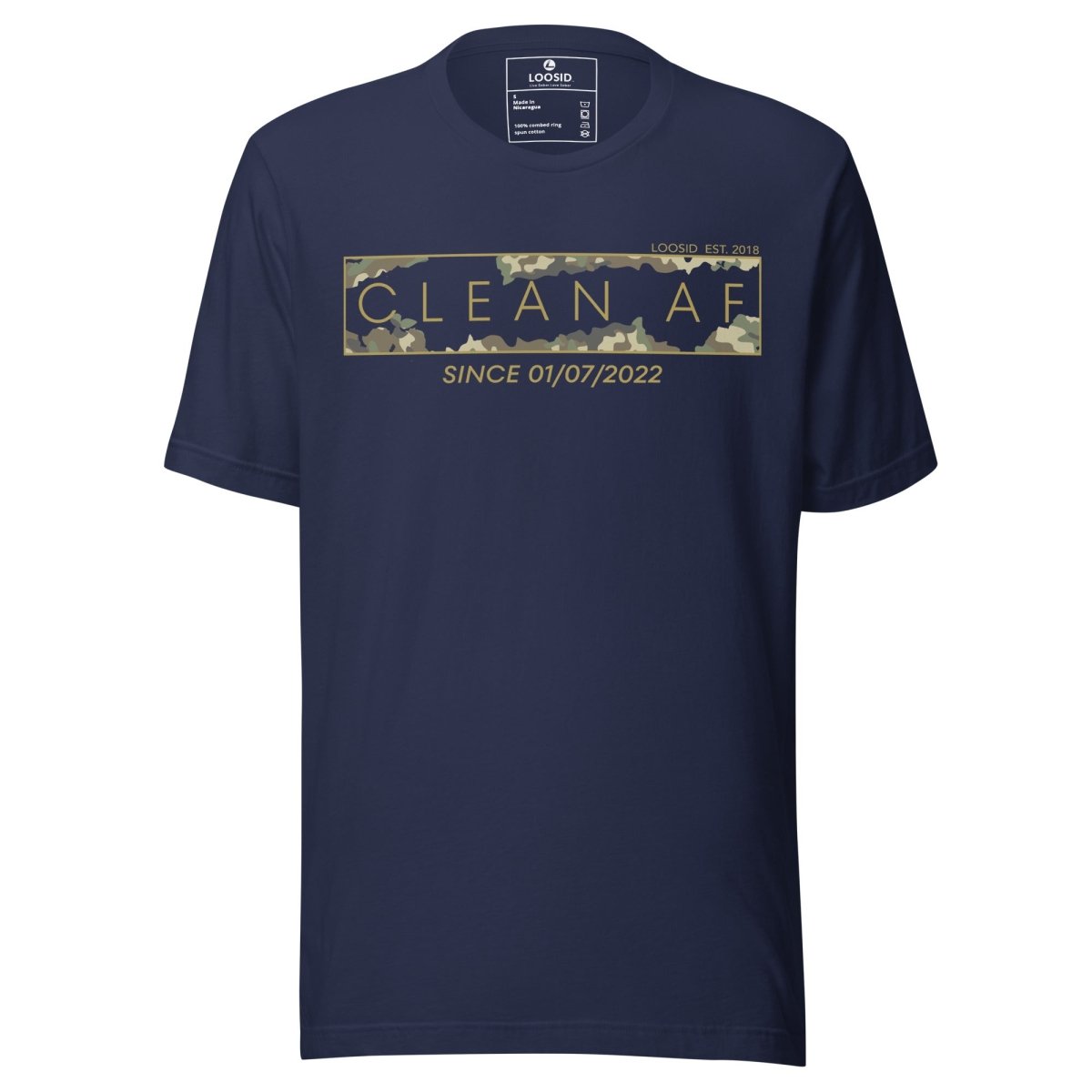 Since Date Men's Sobriety Sober T Shirt lifestyle view (view 5)