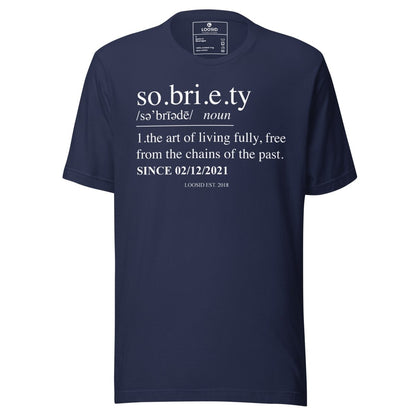 Sobriety Definition Sober T Shirt packaging detail (view 8)
