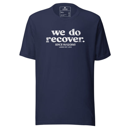 We Do Recover Women's Sober Sober T Shirt lifestyle view (view 5)