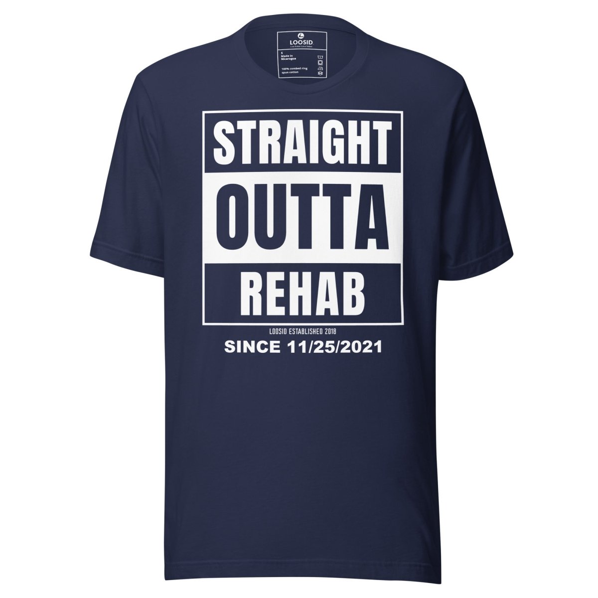 Straight Outta Rehab Sober T Shirt lifestyle view (view 5)