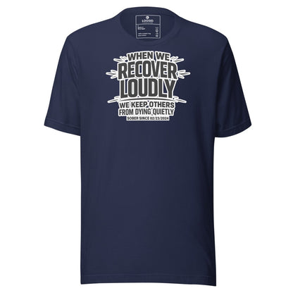 We Do Recover Sober T Shirt lifestyle view (view 5)