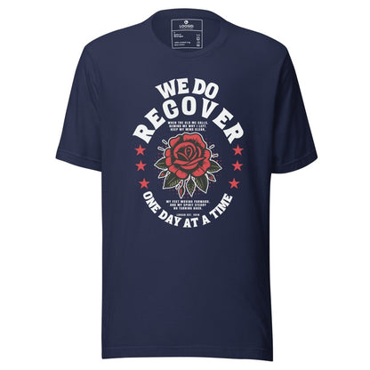 We Do Recover Sober T Shirt lifestyle view (view 5)