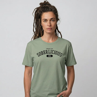 Vintage Soberlicious Sober T Shirt back view (view 7)