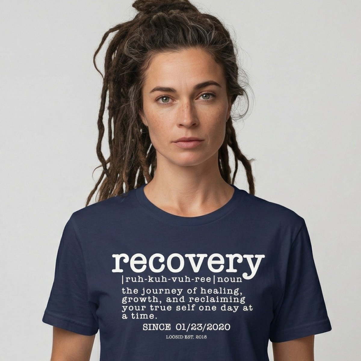 Recovery definition women Sober T Shirt graphic detail (view 24)