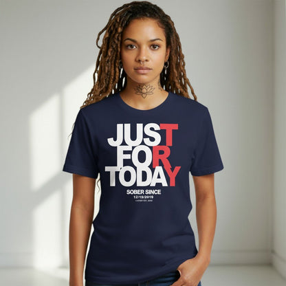 Just For today Sober T Shirt product photo (view 10)